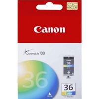 Canon CLI-36 Color - 12 ml - barva (azurová, purpurová, žlutá, černá) - originál - inkoustová cartr 1511B001