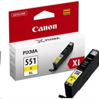 Canon CLI-551Y XL - 11 ml - Vysoká výtěžnost - žlutá - originál - inkoustový zásobník - pro PIXMA i 6446B001