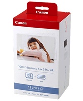 Canon Color Ink Paper Set, KP108IN, foto papier, lesklý, biely, CP100, 220, 300, 330, 400, 500, 520 3115B001