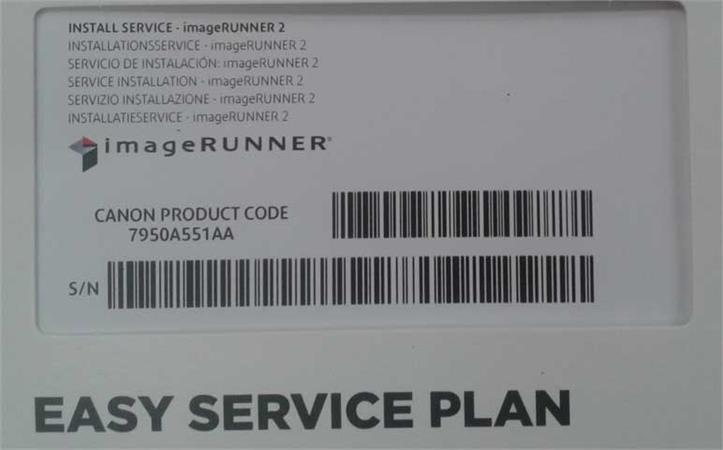 Canon ESP Installation service - imageRUNNER Category 2 7950A551