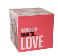 Canon foto-papír PP-201 5x5 white pink (40 obr.) + akrylový fotorámeček 2311B075