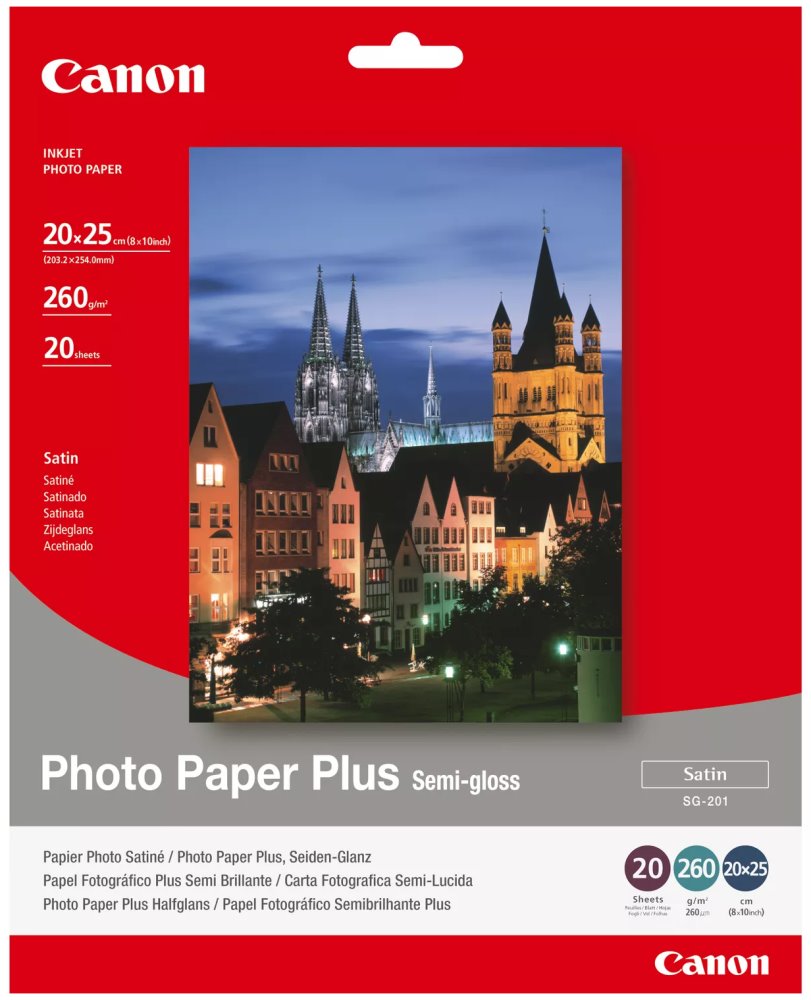 Canon fotopapír BJ MEDIA SG-201 8X10 20SH 1686B018
