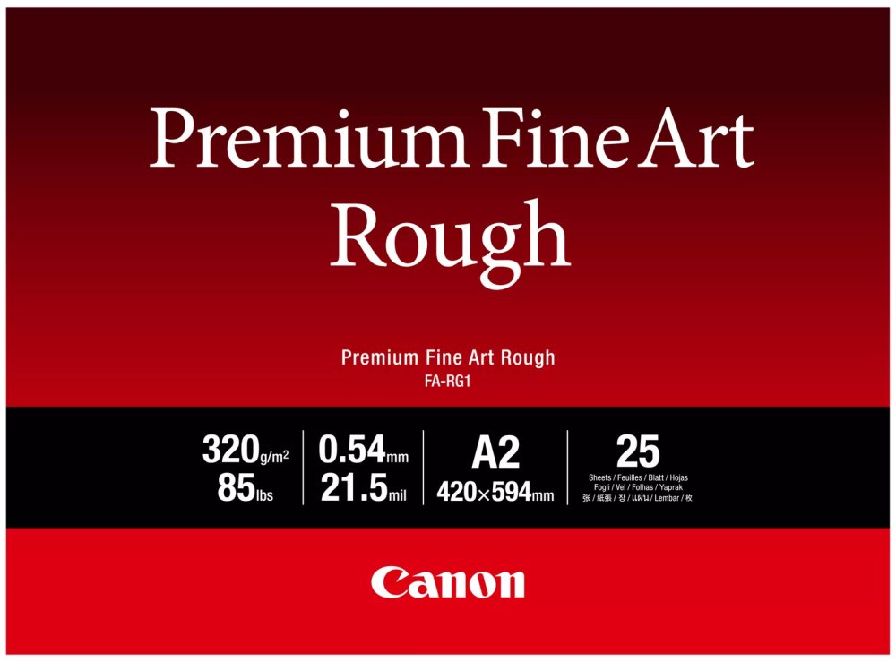 Canon fotopapír FA-RG1 Premium FineArt Rough A2 25 listů 4562C005