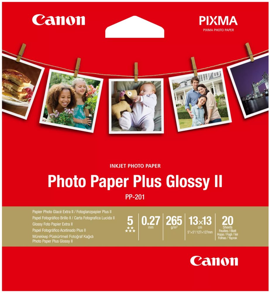 Canon fotopapír PP-201 5x5inch 20SH (20 listů) 2311B060