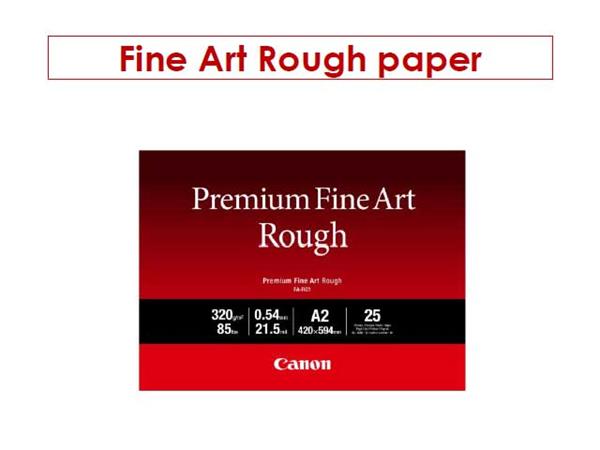 Canon fotopapír Premium FineArt Rough A2 25 sheets 4562C005