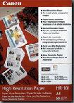 Canon High Resolution Paper, foto papier, špeciálne vyhladený, biely, A4, 106 g/m2, 200 ks, HR-101 1033A001