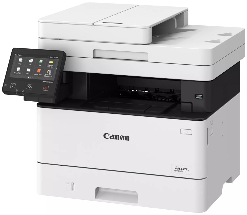 Canon i-SENSYS MF455dw - PSCF/WiFi/LAN/SEND/DADF/duplex/PCL/PS3/38ppm/A4 5161C006
