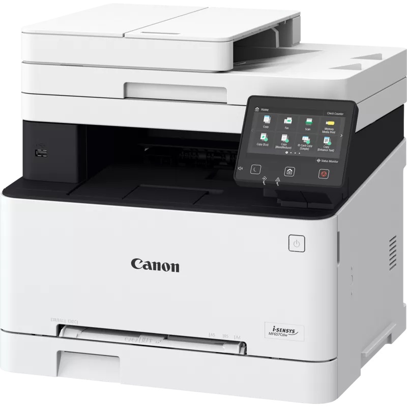 Canon i-SENSYS MF657Cdw - PSCF/A4/WiFi/LAN/SEND/DADF/duplex/PCL/PS3/colour/21ppm 5158C001