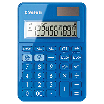 Canon Kalkulačka LS-100KB-BL, modrá, stolová, desaťmiestna 6992C001