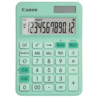 Canon kalkulačka LS-125KB-GR, zelená, vrecková, dvanásťmiestna 6819C001