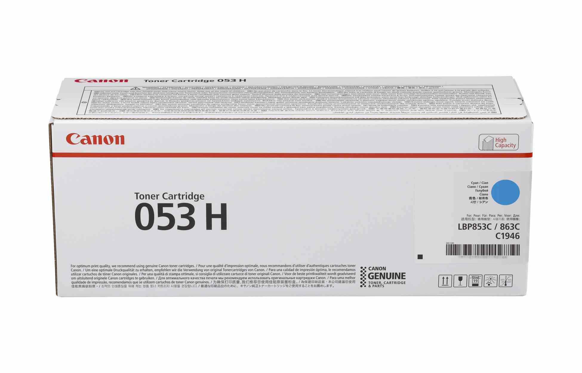 Canon Kazeta CRG 053 H C Cyan 2195C001AA