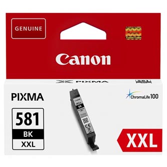 Canon originál ink CLI-581BK XXL, black, 11.7ml, 1998C001, very high capacity, Canon PIXMA TR7550,