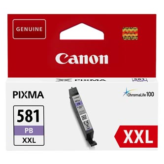 Canon originál ink CLI-581PB XXL, photo blue, 11.7ml, 1999C001, very high capacity, Canon PIXMA TR7