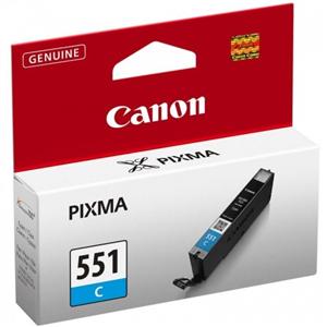 Canon originál ink CLI551C, cyan, 7ml, 6509B001, Canon PIXMA iP7250, MG5450, MG6350, MG7550