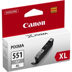 Canon originál ink CLI551GY XL, grey, blister, 11ml, 6447B004, high capacity, Canon PIXMA iP7250, M