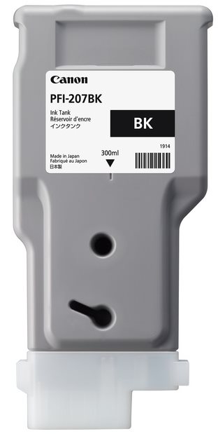 Canon originál ink PFI-207BK, black, 300ml, 8789B001, Canon iPF-680, 685, 780, 785
