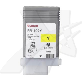 Canon originál ink PFI102Y, yellow, 130ml, 0898B001, Canon iPF-500, 600, 700