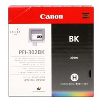 Canon originál ink PFI302B, photo black, 330ml, 2216B001, Canon iPF-8100, 9100 2216B001AA