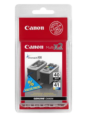 Canon originál ink PG40/CL41 multipack, black/color, 16,9ml, 0615B043, Canon iP1600, 2200, MP150, 1
