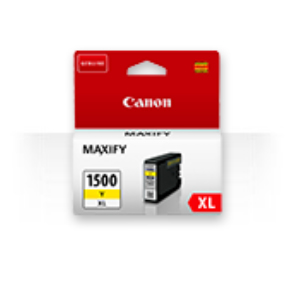 Canon originál ink PGI 1500XL, yellow, 12ml, 9195B001, high capacity, Canon MAXIFY MB2050, MB2350