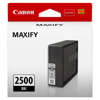 Canon originál ink PGI-2500 BK, black, 1000str., 29.1ml, 9290B001, Canon MAXIFY iB4050,iB4150,MB505