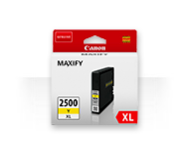 Canon originál ink PGI 2500XL, yellow, 19.3ml, 9267B001, Canon MAXIFY iB4050, MB5050, MB5350