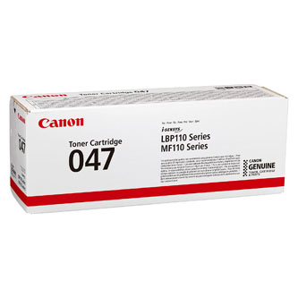 Canon originál toner 047 Bk, black, 1600str., 2164C002, Canon i-SENSYS LBP112, i-SENSYS LBP113w, i-