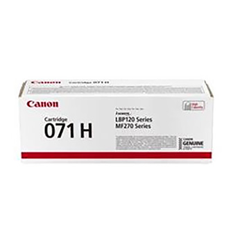 Canon originál toner 071H, black, 2500str., 5646C002, high capacity, Canon MF272dw, MF275dw, LBP122