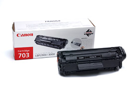 Canon originál toner CRG703, black, 2500str., 7616A005, Canon LBP-2900, 3000