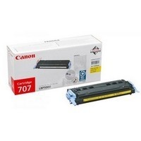 Canon originál toner CRG707, yellow, 2000str., 9421A004, Canon i-SENSYS LBP 5000,5100,5101