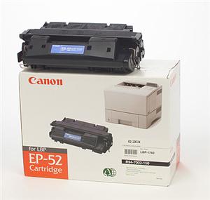 Canon originál toner EP52, black, 10000str., 3839A003, Canon LBP-1760