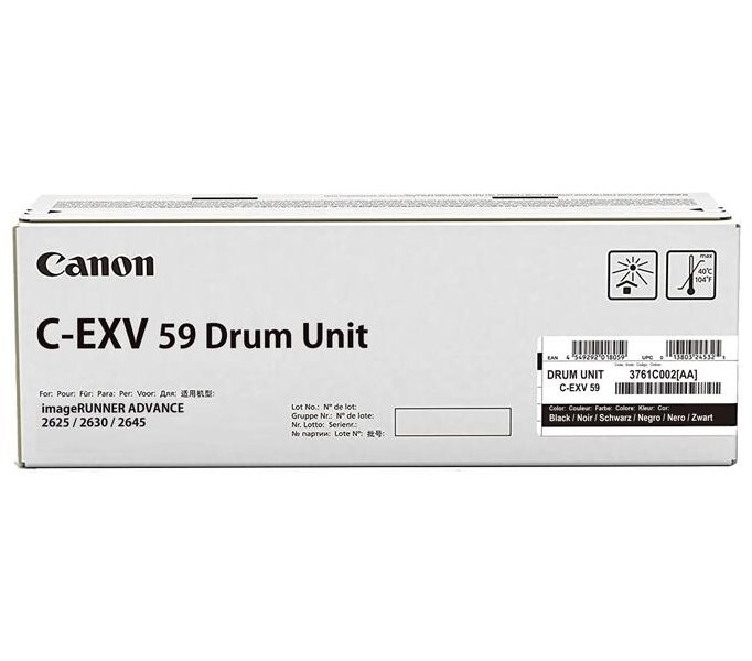 Canon originální DRUM UNIT C-EXV59 BLACK iR2625/2630/2645 podle typu modelu až 171 000 stran A4 (5%) 3761C002
