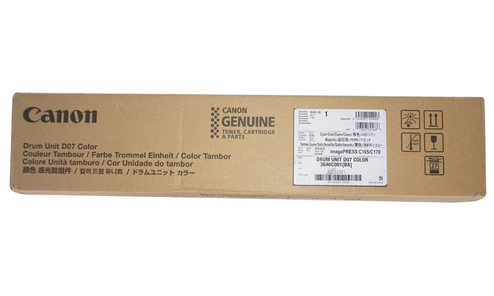 Canon originální DRUM UNIT D07 COLOR imagePRESS C165 Color 313 000 stran A4 (5%) 3646C001