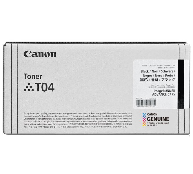 Canon originální TONER T04 BLACK iR-ADV C475/C477 33 000 stran A4 (5%) 2980C001