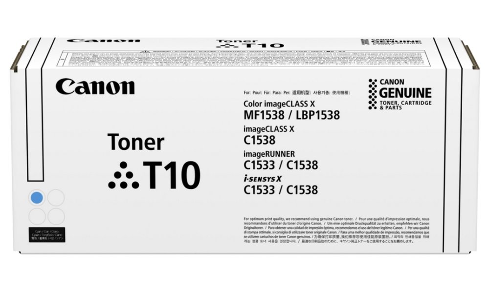Canon originální TONER T10 CYAN iR C15xx series 10000 stran A4 (5%) 4565C001