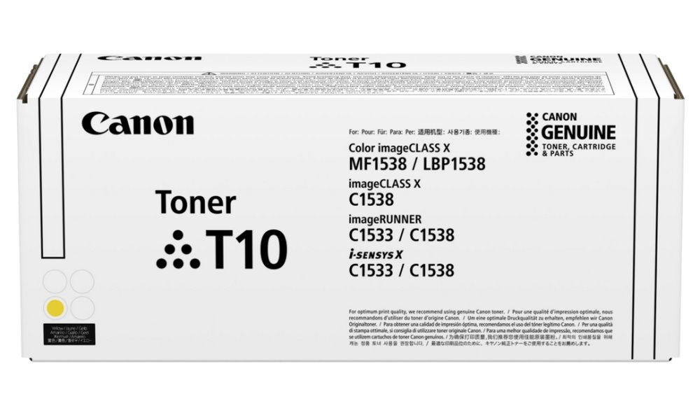 Canon originální TONER T10 YELLOW iR C15xx series 10 000 stran A4 (5%) 4563C001