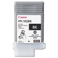 Canon PFI-102 BK - 130 ml - černá - originál - inkoustový zásobník - pro imagePROGRAF iPF510, iPF60 0895B001