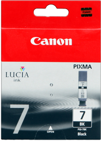 Canon PGI-7BK - 25 ml - černá - originál - inkoustový zásobník - pro PIXMA iX7000, MX7600 2444B001