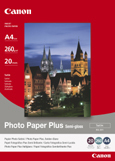 Canon Photo Paper Plus Semi-Glossy, foto papier, pololesklý, saténový, biely, A4, 260 g/m2, 20 ks, 1686B021