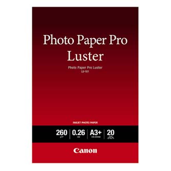 Canon Photo Paper Pro Luster, foto papier, lesklý, biely, A3+, 13x19", 260 g/m2, 20 ks, 6211B008, a