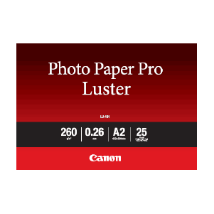 Canon Photo Paper Pro Luster LU-101 - Třpytivý - 260 mikronů - A2 (420 x 594 mm) - 260 g/m2 - 25 li 6211B026