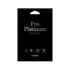 Canon Photo Paper Pro Platinum, foto papier, lesklý, biely, 10x15cm, 4x6", 300 g/m2, 20 ks, PT 2768B013