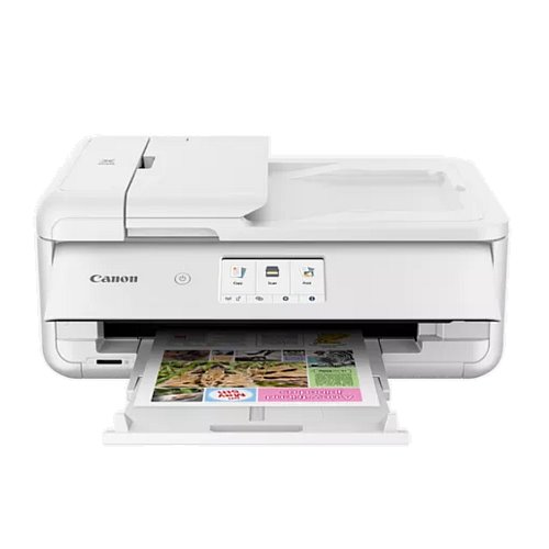 Canon PIXMA TS9551C biela - farebná, MF (tlač, kopírovanie, skenovanie, cloud), obojstranný tlač, USB,LAN,Wi-Fi 2988C056
