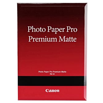 Canon PM-101 Photo Paper Premium Matte, foto papier, hladký, matný, biely, A2, 16.54x23.39", 2 8657B017