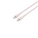 Canyon CC60SC10, 1 m kábel, USB-C / USB-C, PD 60 W, 480 Mbps, ružový CNS-CC60SC10PS