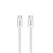 Canyon CCMG60AB15, 1 m kábel, USB-C / USB-C, magnet, PD 60 W, opletený, biely CND-CCMG60AB15W