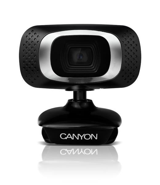 Canyon CNE-CWC3N webkamera, 720p HD, CMOS, USB, mikrofón, 360° rozsah