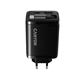Canyon CNS-CURC65ACB, vysokorýchlostná univerzálna nabíjačka do steny s integrovaným 68 cm USB(C) káblom