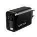 Canyon CNS-CURC65ACB, vysokorýchlostná univerzálna nabíjačka do steny s integrovaným 68 cm USB(C) káblom