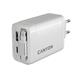 Canyon CNS-CURC65ACW, vysokorýchlostná univerzálna nabíjačka do steny s integrovaným 68 cm USB(C) káblom
